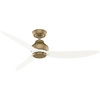 image:imageCasablanca  Eyla IndoorOutdoor Ceiling Fan 52inch 6speed DC Motor Energy Star for porches patios sunrooms bathrooms Brushed NickelLuxe Gold