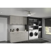 image:imageCasablanca 44 inch Indoor Ceiling Fan with LED Light  Low Profile Flush Mount Ceiling Fan for Bedroom Living Room or Kitchen Wall Control 5 Blades Includes Bulb  Isotope 51742 Matte Nickel  with LED Light Low Profile Flush Mount Wall Control For Bedroom Living Room Kitchen Includes Bulbs 51742