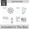 image:imageCasablanca Bayhaven 72 inch IndoorOutdoor Ceiling Fan Alturas Gold Ceiling Fan 6 Speed DC Motor ENERGY STAR 53728 for Patios Bedrooms or Living RoomsAlturas Gold
