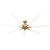 image:imageCasablanca Bayhaven 72 inch IndoorOutdoor Ceiling Fan Alturas Gold Ceiling Fan 6 Speed DC Motor ENERGY STAR 53728 for Patios Bedrooms or Living RoomsAlturas Gold