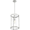 image:imageHunter  Astwood 1Light Matte Black Caged Style Dimmable Medium Size Pendant Light for Bedrooms Kitchens Dining Living Rooms  19123Brushed Nickel