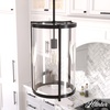 image:imageHunter  Astwood 1Light Matte Black Caged Style Dimmable Medium Size Pendant Light for Bedrooms Kitchens Dining Living Rooms  19123Matte Black