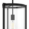 image:imageHunter  Astwood 1Light Matte Black Caged Style Dimmable Medium Size Pendant Light for Bedrooms Kitchens Dining Living Rooms  19123Matte Black