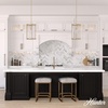 image:imageHunter  Astwood 1light Alturas Gold Medium Size Pendant Light Dimmable Caged Style Cylinder Shaped for Bedrooms Kitchens Dining Living Rooms  19951