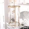 image:imageHunter  Astwood 1light Alturas Gold Medium Size Pendant Light Dimmable Caged Style Cylinder Shaped for Bedrooms Kitchens Dining Living Rooms  19951