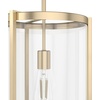 image:imageHunter  Astwood 1light Alturas Gold Medium Size Pendant Light Dimmable Caged Style Cylinder Shaped for Bedrooms Kitchens Dining Living Rooms  19951