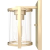 image:imageHunter  Astwood 1light Polished Nickel Small Sconce Light Dimmable Caged Style for Bedrooms Kitchens Foyers Bathrooms  19961Alturas Gold