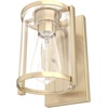image:imageHunter  Astwood 1light Polished Nickel Small Sconce Light Dimmable Caged Style for Bedrooms Kitchens Foyers Bathrooms  19961Alturas Gold