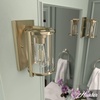 image:imageHunter  Astwood 1light Polished Nickel Small Sconce Light Dimmable Caged Style for Bedrooms Kitchens Foyers Bathrooms  19961Alturas Gold