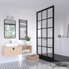image:imageHunter  Astwood 2Light Brushed Nickel Caged Style Dimmable Medium Size Vanity Light for Bedrooms Kitchens Foyers Bathrooms  48002