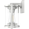 image:imageHunter  Astwood 2Light Brushed Nickel Caged Style Dimmable Medium Size Vanity Light for Bedrooms Kitchens Foyers Bathrooms  48002