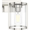 image:imageHunter  Astwood 2light Polished Nickel Medium Size Vanity Light Dimmable Caged Style for Bedrooms Kitchens Foyers Bathrooms  48003