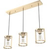 image:imageHunter  Astwood 3light Alturas Gold Large Cluster Light Dimmable Caged Style Linear Shaped for Bedrooms Kitchens Dining Living Rooms  19954