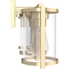image:imageHunter  Astwood 3light Alturas Gold Medium Size Vanity Light Dimmable Caged Style Cylinder Shaped for Bedrooms Kitchens Foyers Bathrooms  48006