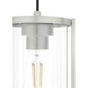 image:imageHunter  Astwood 3light Brushed Nickel Large Cluster Light Dimmable Caged Style Linear Shaped for Bedrooms Kitchens Dining Living Rooms  19138Brushed Nickel