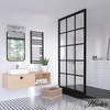 image:imageHunter  Astwood 3light Brushed Nickel Medium Size Vanity Light Dimmable Caged Style Cylinder Shaped for Bedrooms Kitchens Foyers Bathrooms  48007