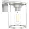 image:imageHunter  Astwood 3light Brushed Nickel Medium Size Vanity Light Dimmable Caged Style Cylinder Shaped for Bedrooms Kitchens Foyers Bathrooms  48007