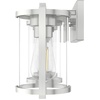 image:imageHunter  Astwood 3light Brushed Nickel Medium Size Vanity Light Dimmable Caged Style Cylinder Shaped for Bedrooms Kitchens Foyers Bathrooms  48007