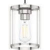 image:imageHunter  Astwood 3light Polished Nickel Large Cluster Light Dimmable Caged Style Linear Shaped for Bedrooms Kitchens Dining Living Rooms  19953