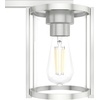 image:imageHunter  Astwood 4light Brushed Nickel Medium Size Vanity Light Dimmable Caged Style for Bedrooms Kitchens Foyers Bathrooms  48010