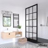 image:imageHunter  Astwood 4light Brushed Nickel Medium Size Vanity Light Dimmable Caged Style for Bedrooms Kitchens Foyers Bathrooms  48010