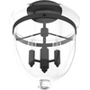 image:imageHunter  Belltown 3Light Natural Black Iron Medium Size Flush Mount Light Dimmable Transitional Style Urn Shaped for Bedrooms Kitchens Dining Living Rooms  19315