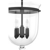 image:imageHunter  Belltown 4light Natural Black Iron Medium Size Pendant Light Dimmable Transitional Style Urn Shaped for Bedrooms Kitchens Dining Living Rooms  19313