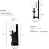 image:imageHunter  Briargrove 1light Matte Black Small Sconce Light Dimmable Formal Style for Bedrooms Kitchens Dining Living Rooms  19692