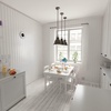 image:imageHunter  Bridgemoor 1light Brushed Nickel Medium Size Pendant Light Dimmable Industrial Style Dome Shaped for Bedrooms Kitchens Dining Living Rooms  19107