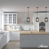 image:imageHunter  Chevron 1light Rustic Iron Mini Pendant Light Dimmable Casual Style Rectangle Shaped for Bedrooms Kitchens Dining Living Rooms  19973