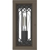 image:imageHunter  Chevron 1light Textured Rust Small Sconce Light Dimmable Casual Style for Bedrooms Kitchens Dining Living Rooms  19972Rustic Iron