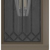 image:imageHunter  Chevron 1light Textured Rust Small Sconce Light Dimmable Casual Style for Bedrooms Kitchens Dining Living Rooms  19972Rustic Iron