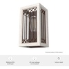 image:imageHunter  Chevron 1light Textured Rust Small Sconce Light Dimmable Casual Style for Bedrooms Kitchens Dining Living Rooms  19972Textured Rust