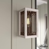 image:imageHunter  Chevron 1light Textured Rust Small Sconce Light Dimmable Casual Style for Bedrooms Kitchens Dining Living Rooms  19972Textured Rust