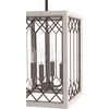 image:imageHunter  Chevron 4light Rustic Iron Medium Size Pendant Light Dimmable Casual Style for Bedrooms Kitchens Dining Living Rooms  19369Textured Rust