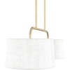 image:imageHunter  Cottage Hill 4light Alturas Gold Large Chandelier Dimmable Modern Style Linear Shaped for Bedrooms Kitchens Dining Living Rooms  19895