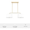 image:imageHunter  Cottage Hill 4light Alturas Gold Large Chandelier Dimmable Modern Style Linear Shaped for Bedrooms Kitchens Dining Living Rooms  19895