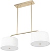 image:imageHunter  Cottage Hill 4light Alturas Gold Large Chandelier Dimmable Modern Style Linear Shaped for Bedrooms Kitchens Dining Living Rooms  19895