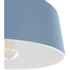 image:imageHunter  Cranbrook 1Light Indigo Blue Medium Size Flush Mount Light Dimmable Modern Style Bell Shaped for Bedrooms Kitchens Foyers Bathrooms  19173Indigo Blue