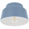image:imageHunter  Cranbrook 1Light Indigo Blue Medium Size Flush Mount Light Dimmable Modern Style Bell Shaped for Bedrooms Kitchens Foyers Bathrooms  19173Indigo Blue