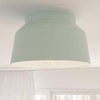 image:imageHunter  Cranbrook 1Light Mint Medium Size Flush Mount Light Dimmable Modern Style Bell Shaped for Bedrooms Kitchens Foyers Bathrooms  19171