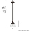 image:imageHunter  Cypress Grove 1light Onyx Bengal Mini Pendant Light Dimmable Transitional Style Dome Shaped for Bedrooms Kitchens Dining Living Rooms  19230