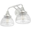 image:imageHunter  Cypress Grove 2light Brushed Nickel Medium Size Vanity Light Dimmable Transitional Style for Bedrooms Kitchens Foyers Bathrooms  19352
