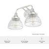 image:imageHunter  Cypress Grove 2light Brushed Nickel Medium Size Vanity Light Dimmable Transitional Style for Bedrooms Kitchens Foyers Bathrooms  19352