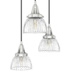 image:imageHunter  Cypress Grove 3light Brushed Nickel Medium Size Cluster Light Dimmable Transitional Style Round Shaped for Bedrooms Kitchens Dining Living Rooms  19325