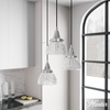 image:imageHunter  Cypress Grove 3light Brushed Nickel Medium Size Cluster Light Dimmable Transitional Style Round Shaped for Bedrooms Kitchens Dining Living Rooms  19325