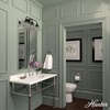image:imageHunter  Cypress Grove 3light Natural Black Iron Medium Size Vanity Light Dimmable Transitional Style for Bedrooms Kitchens Foyers Bathrooms  19257
