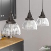 image:imageHunter  Cypress Grove 3light Onyx Bengal Large Cluster Light Dimmable Transitional Style Linear Shaped for Bedrooms Kitchens Dining Living Rooms  19142Onyx Bengal