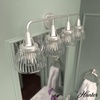 image:imageHunter  Cypress Grove 4light Brushed Nickel Medium Size Vanity Light Dimmable Transitional Style for Bedrooms Kitchens Foyers Bathrooms  19354