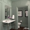 image:imageHunter  Cypress Grove 4light Brushed Nickel Medium Size Vanity Light Dimmable Transitional Style for Bedrooms Kitchens Foyers Bathrooms  19354